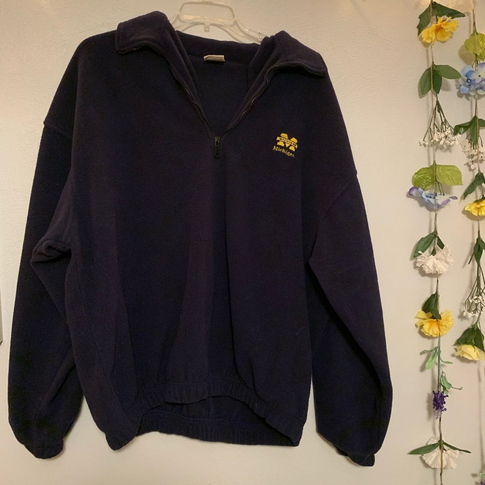University of Michigan Quarter Zip Fleece